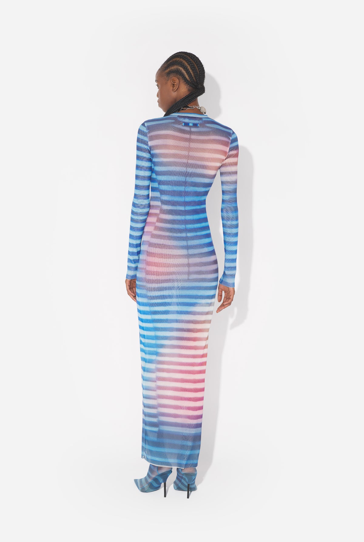 La Robe Longue Air - Lightblue & Blue & Peach