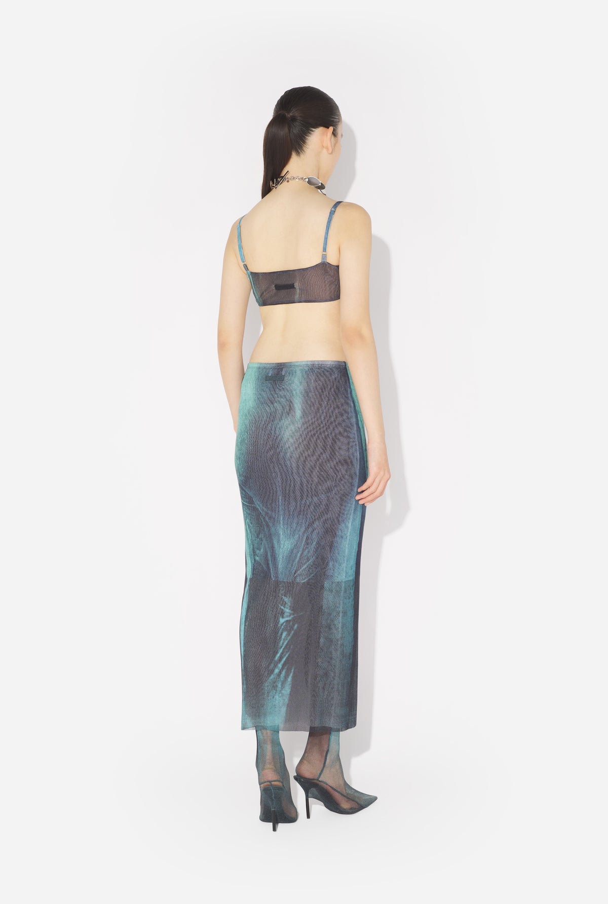 La Jupe Longue Water - Indigo & Vintageblue
