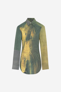 La Chemise Acid Water - Seafoam & Mustard
