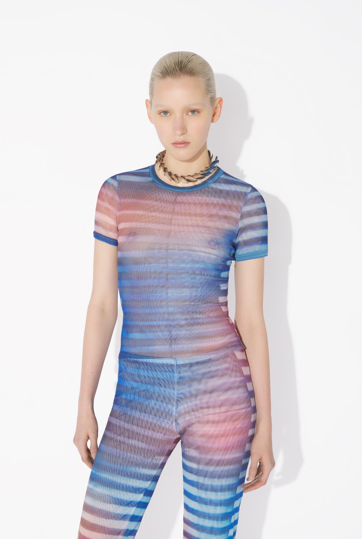 Le Baby Tee Air - Lightblue & Blue & Peach