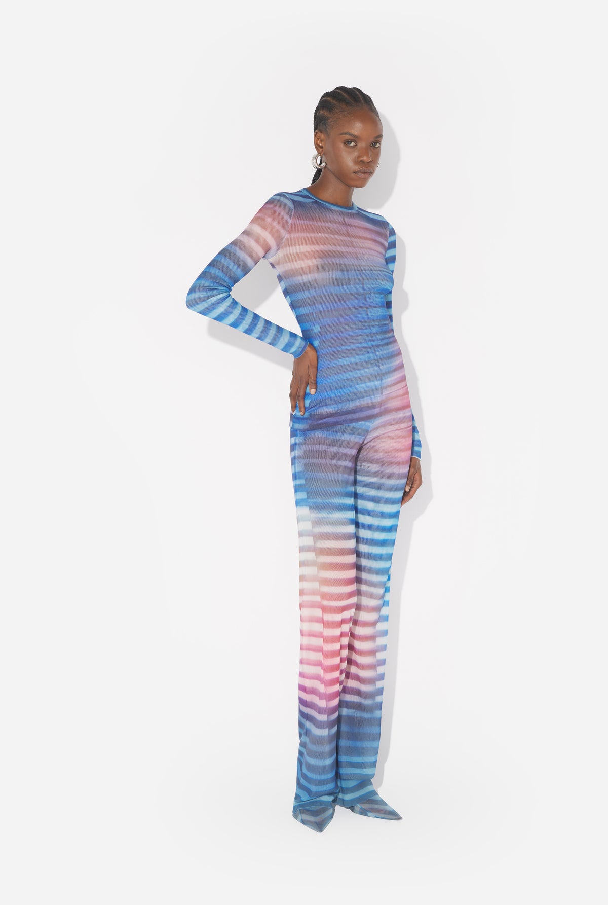 Le Top Air - Lightblue & Blue & Peach