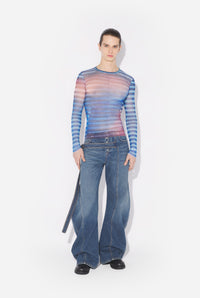 Le Top Air - Lightblue & Blue & Peach
