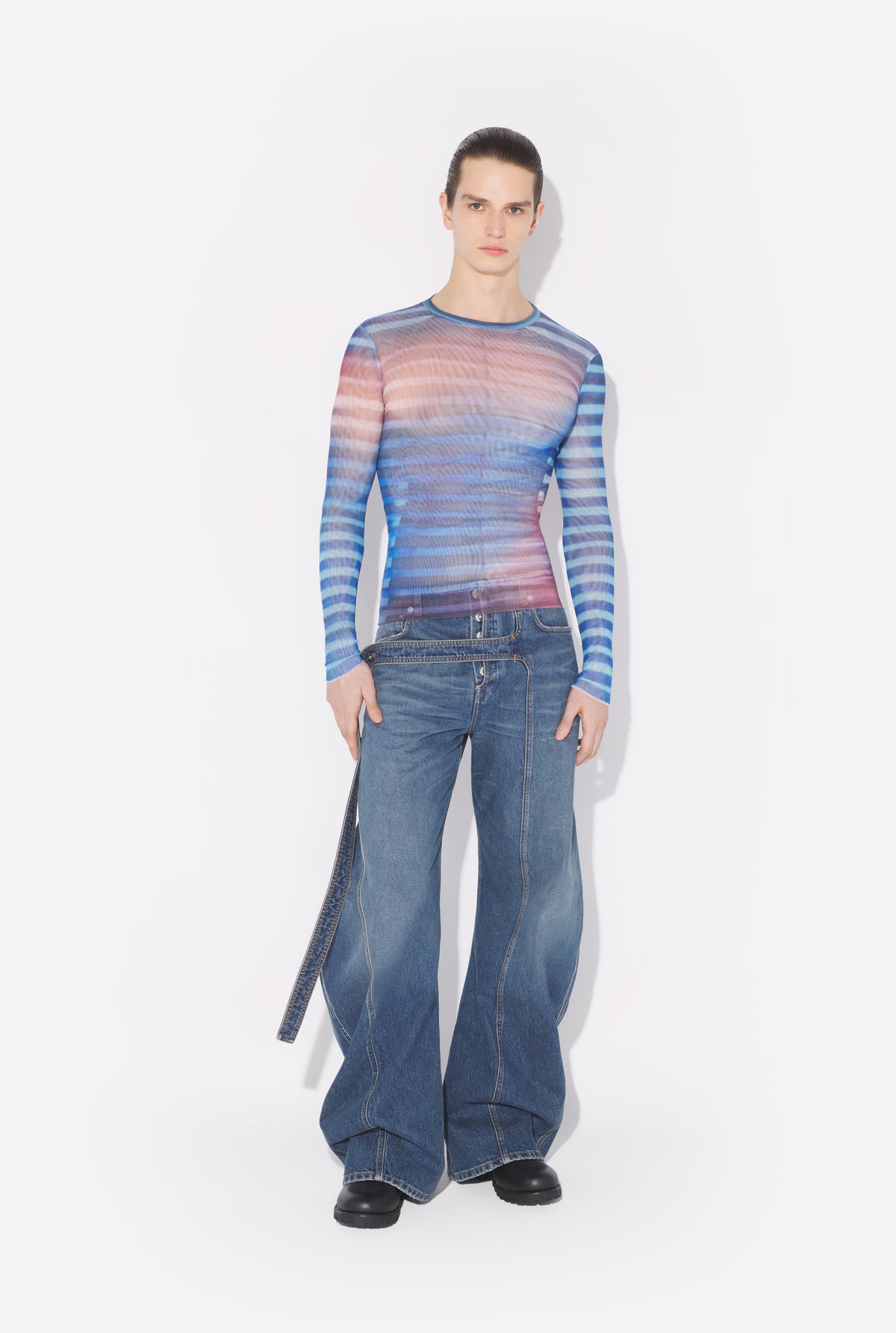 Le Top Air - Lightblue & Blue & Peach