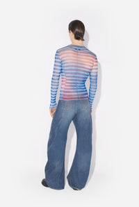 Le Top Air - Lightblue & Blue & Peach