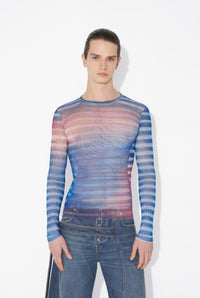 Le Top Air - Lightblue & Blue & Peach
