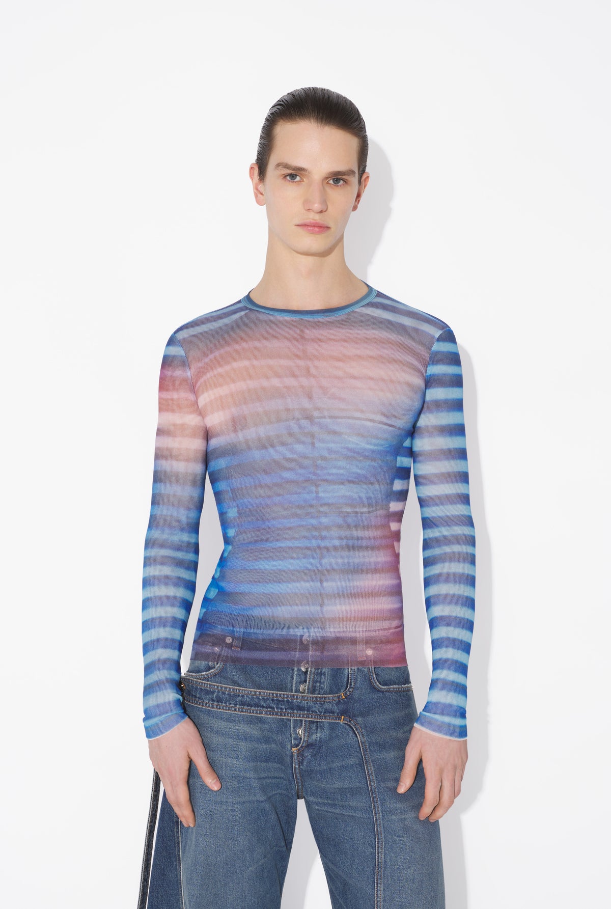 Le Top Air - Lightblue & Blue & Peach