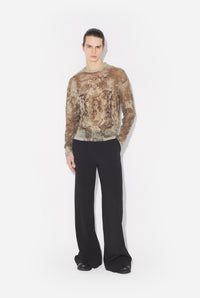 Le Top Oversize Médaillon Beige - Lightbeige & Taupe
