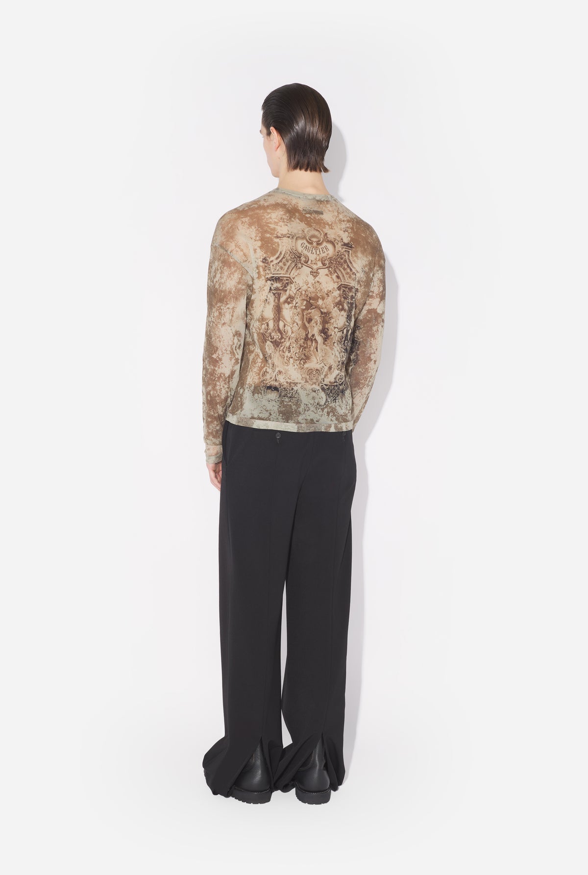 Le Top Oversize Médaillon Beige - Lightbeige & Taupe