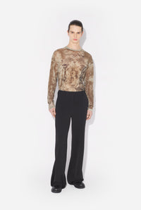 Le Pantalon Tailleur Fuseau Noir - Black