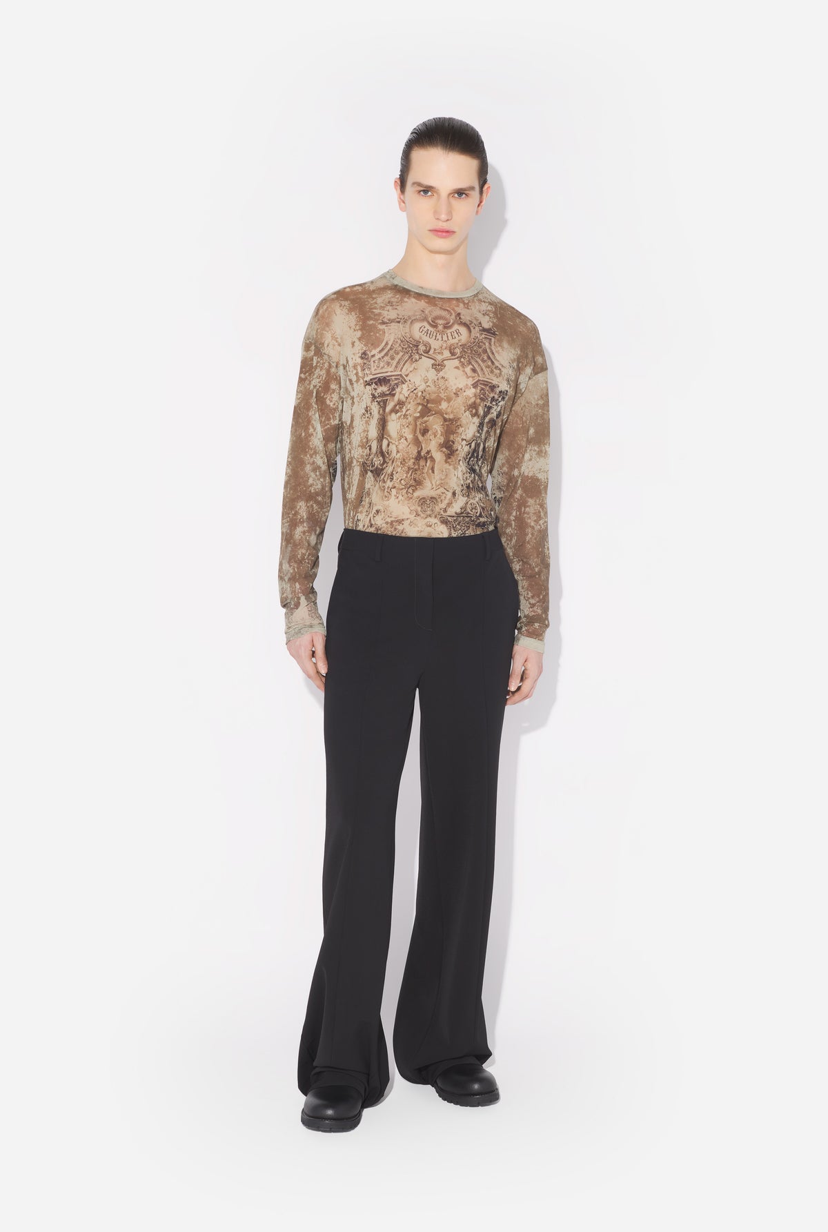 Le Pantalon Tailleur Fuseau Noir - Black