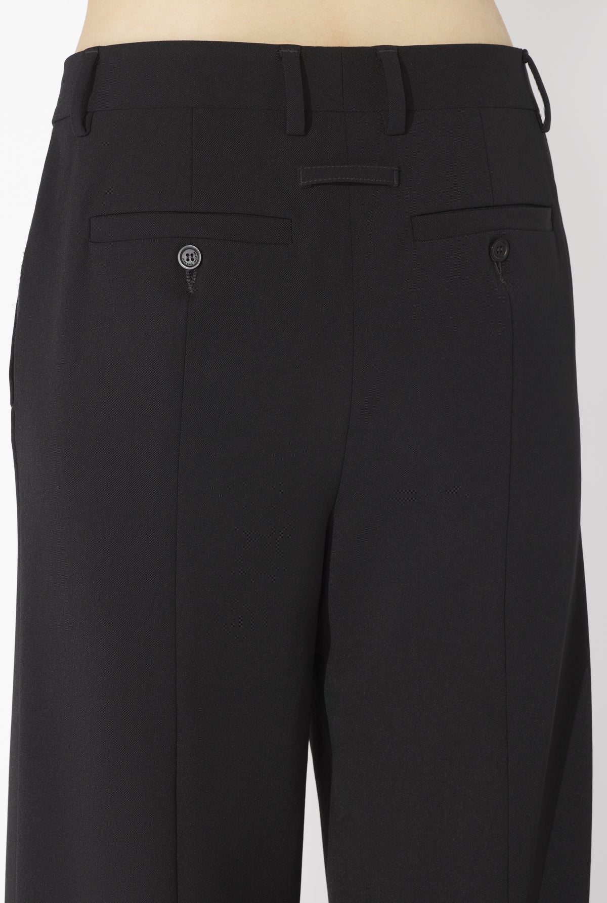 Le Pantalon Tailleur Fuseau Noir - Black