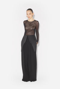 Le Pantalon Tailleur Body - Black