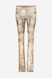 Le Pantalon Médaillon Beige - Lightbeige & Taupe