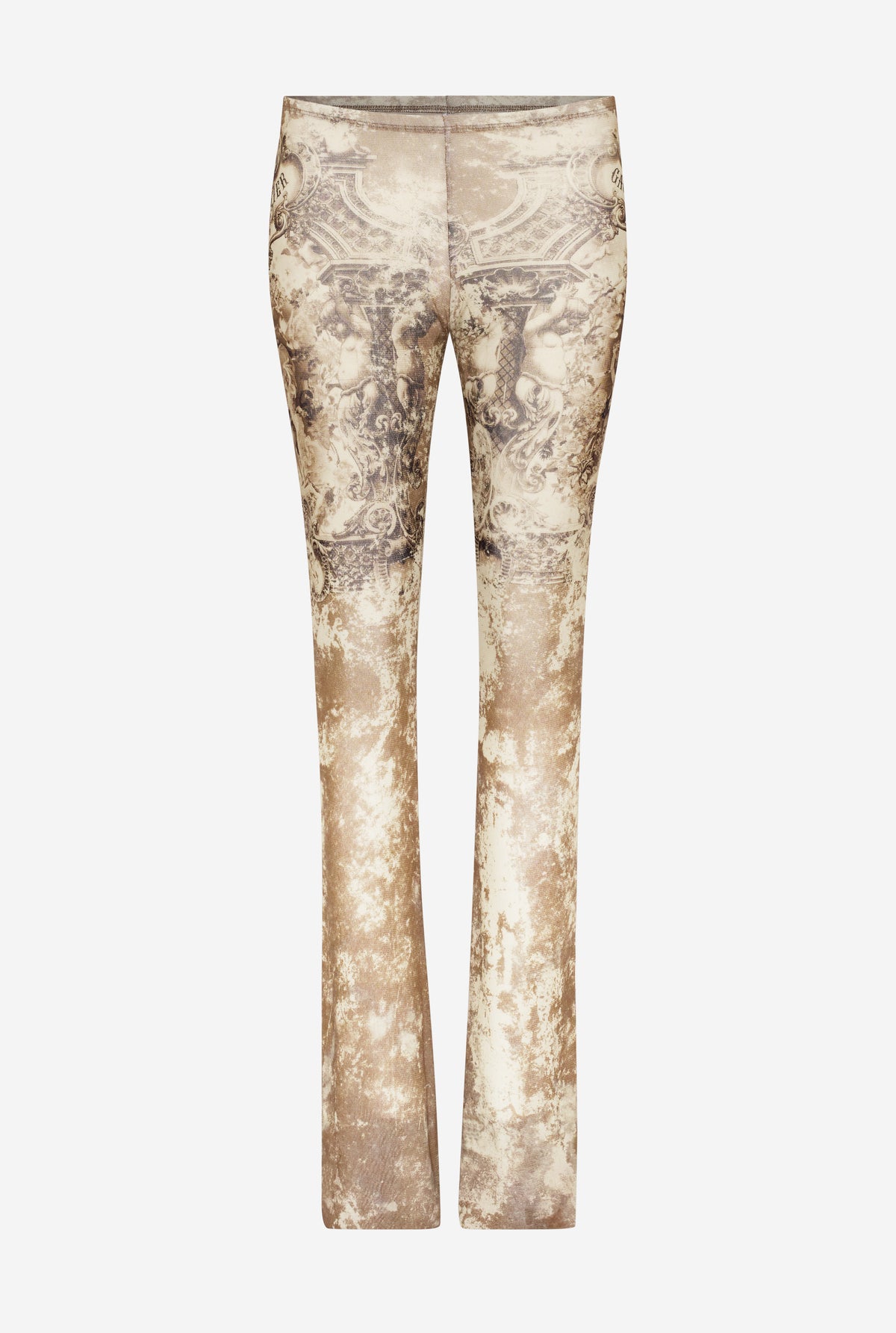 Le Pantalon Médaillon Beige - Lightbeige & Taupe