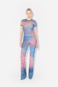 Le Pantalon Air - Lightblue & Blue & Peach