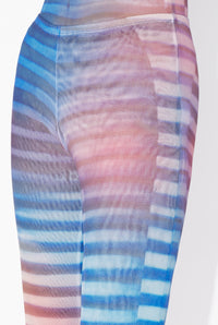 Le Pantalon Air - Lightblue & Blue & Peach