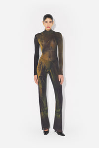 Le Pantalon Acid Water - Seafoam & Mustard