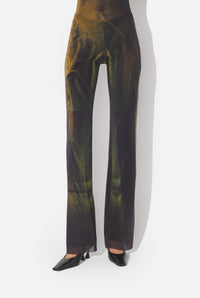 Le Pantalon Acid Water - Seafoam & Mustard