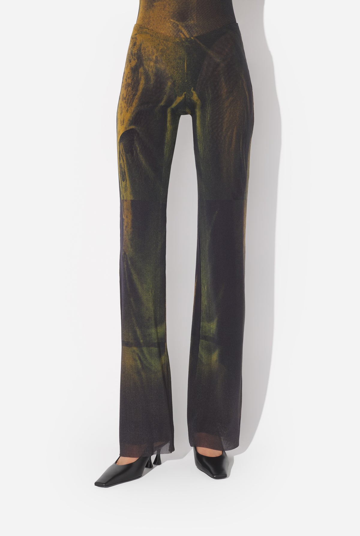 Le Pantalon Acid Water - Seafoam & Mustard