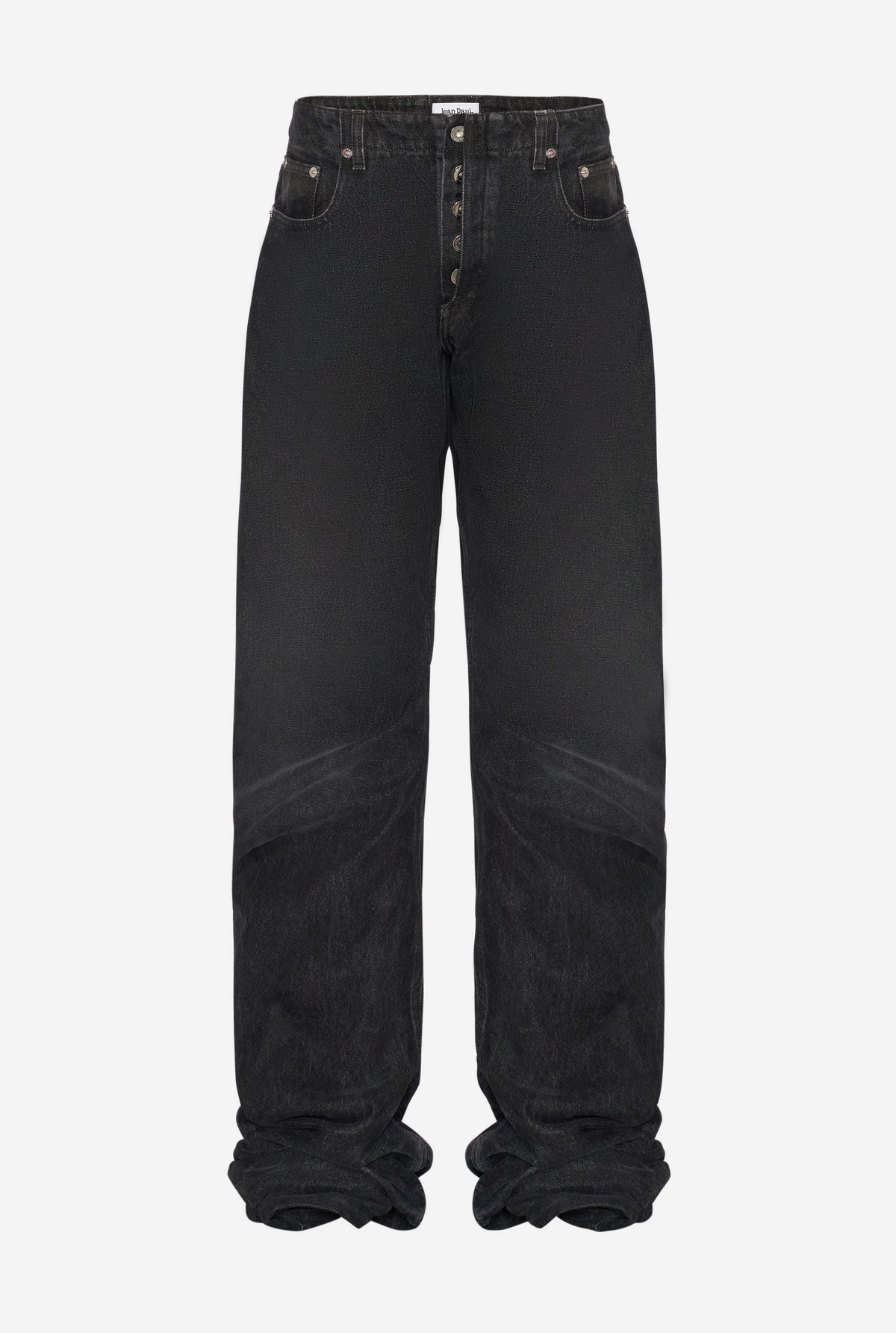 Jean With Oversized Fit - Vintageblack