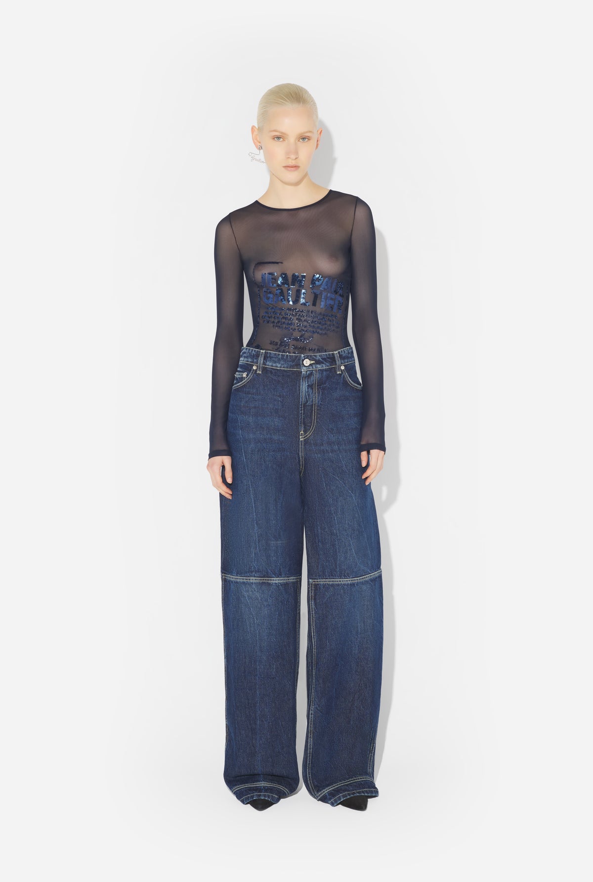 Le Jean Ouvert Bleu - Darkvintageblue