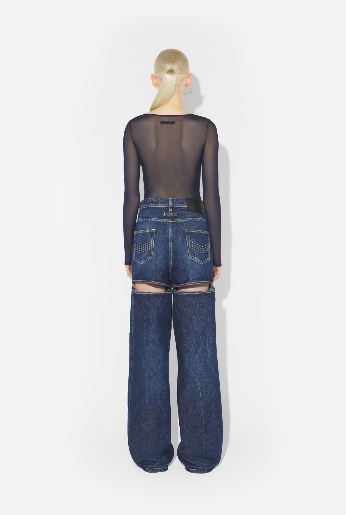 Le Jean Ouvert Bleu - Darkvintageblue