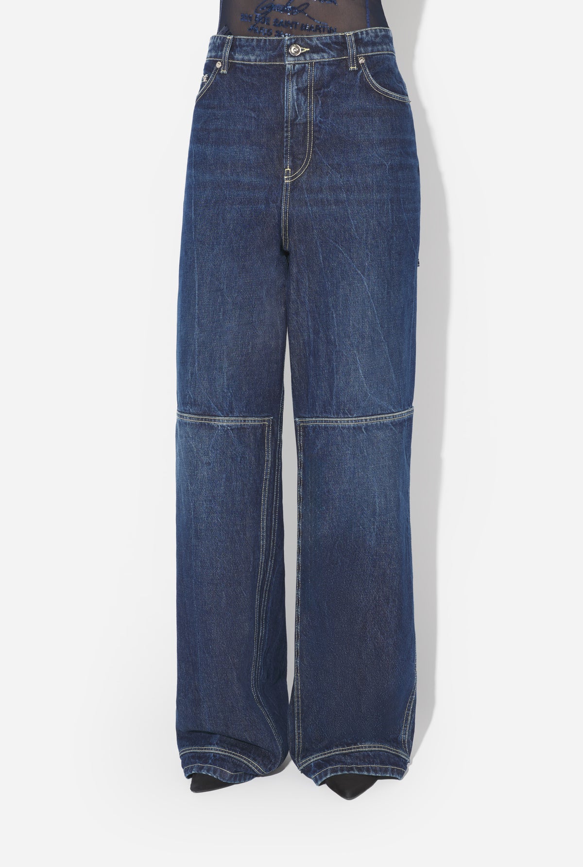 Le Jean Ouvert Bleu - Darkvintageblue