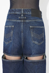 Le Jean Ouvert Bleu - Darkvintageblue