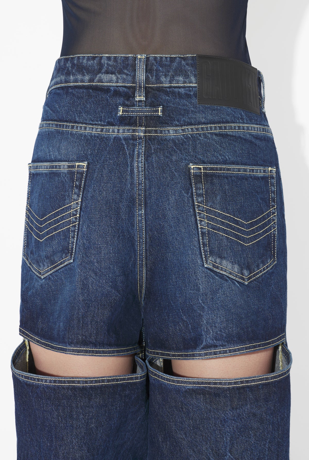 Le Jean Ouvert Bleu - Darkvintageblue