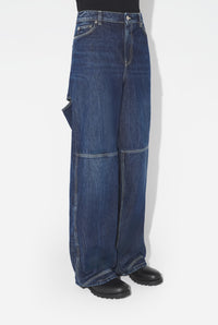 Le Jean Ouvert Bleu - Darkvintageblue