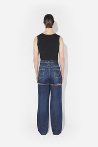 Le Jean Ouvert Bleu - Darkvintageblue