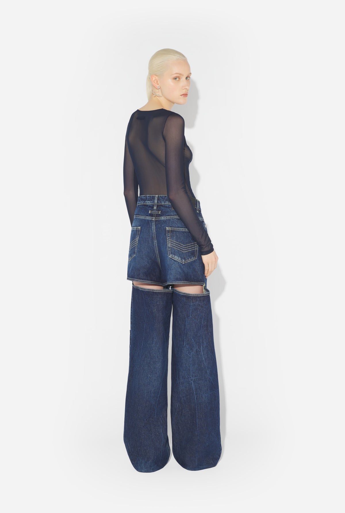 Le Jean Ouvert Bleu - Darkvintageblue