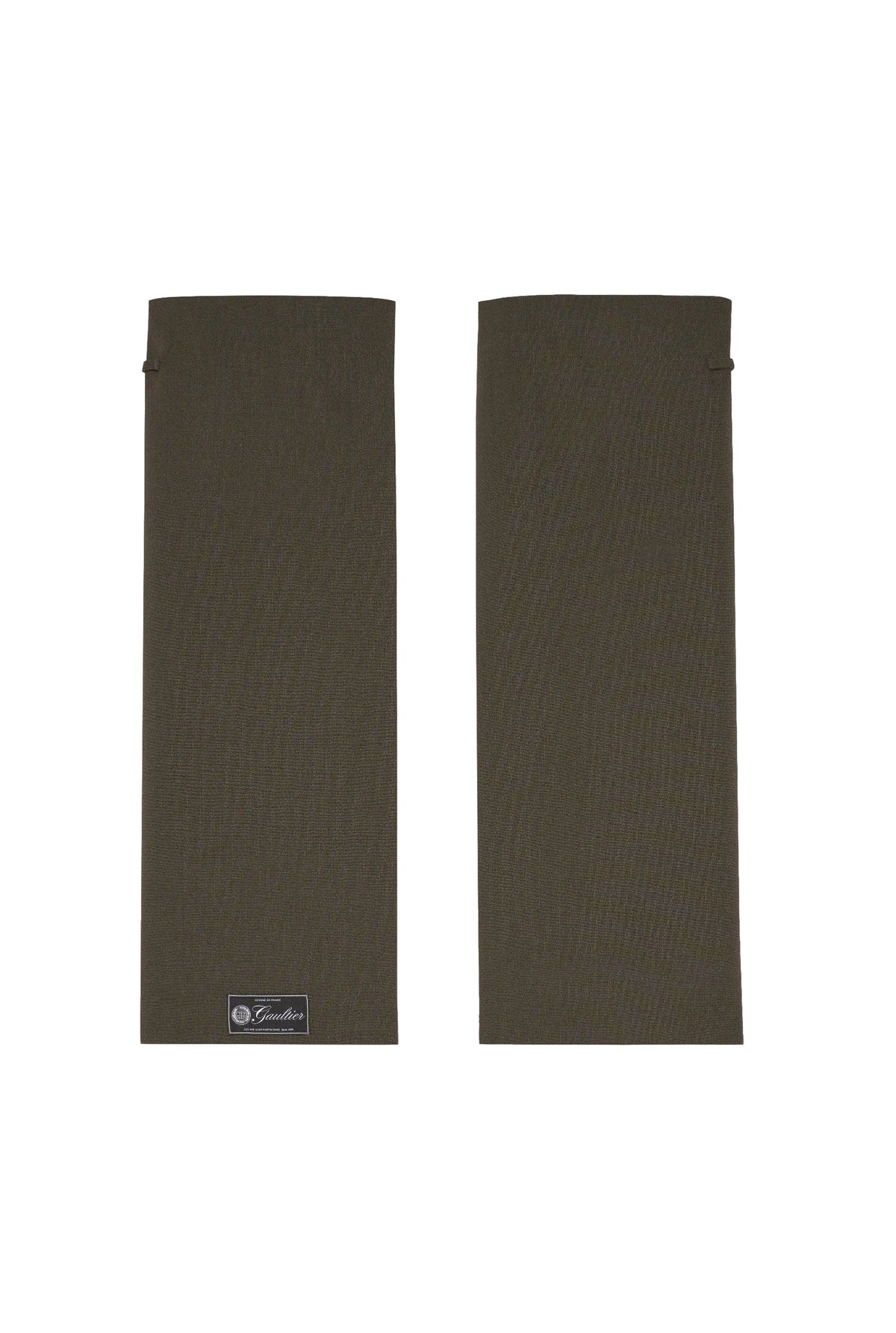 Floating Legs tailored wool leg warmers - Khaki