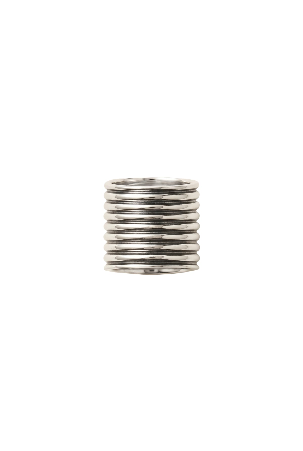 Brass Pull Tab Can Ring - Silver
