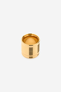 Bague Pull Tab Can en laiton - Gold