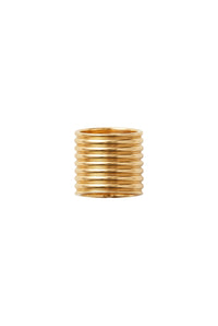 Bague Pull Tab Can en laiton - Gold