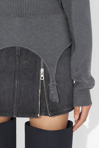 Le Pull Porte-Jarretelles - Middlegrey
