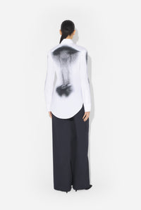 Shirt Printed "Body Dust" - White & Black