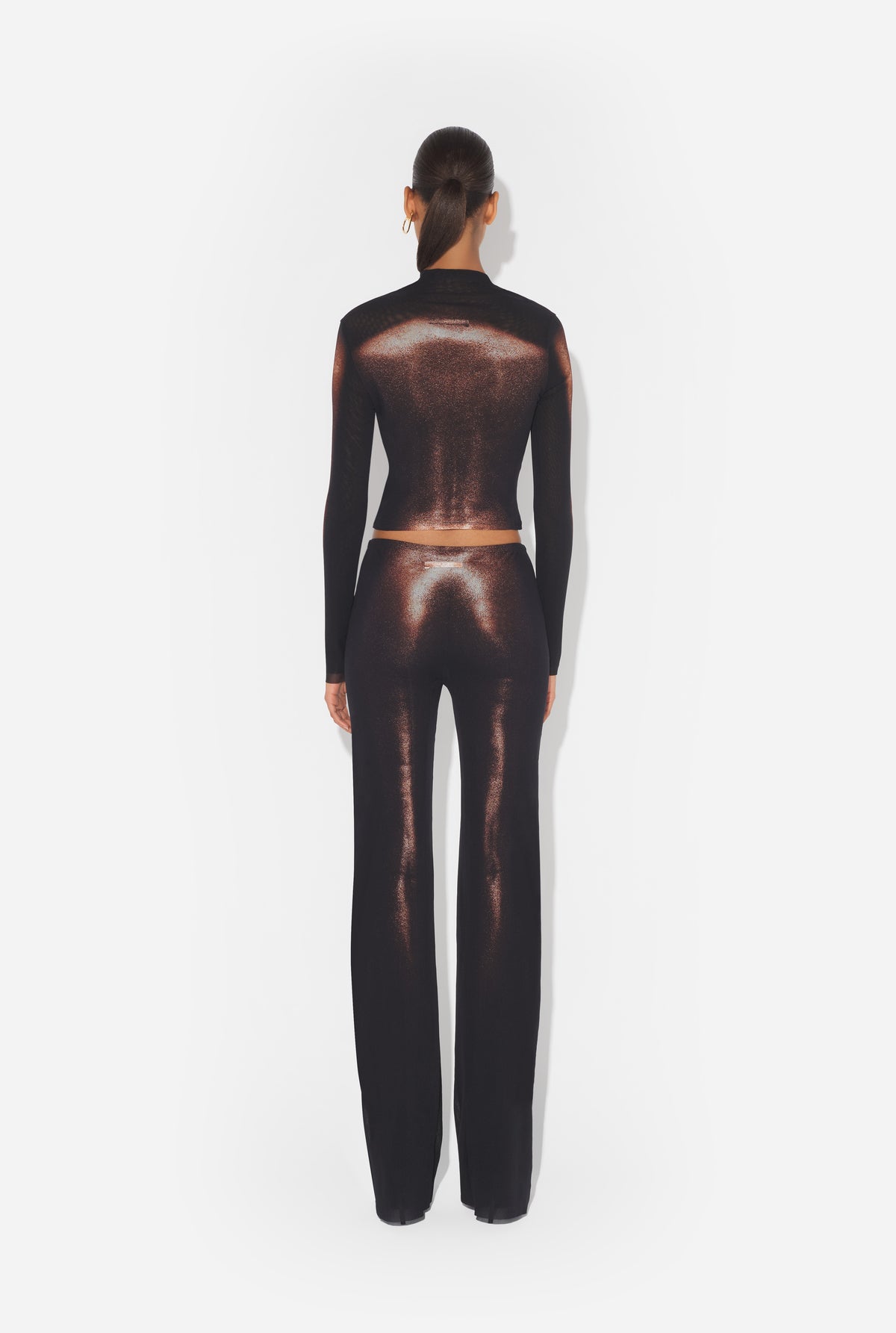 Le Top Court Body Dust Bronze - Black & Brown