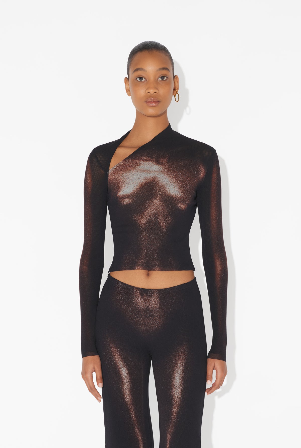 Le Top Court Body Dust Bronze - Black & Brown