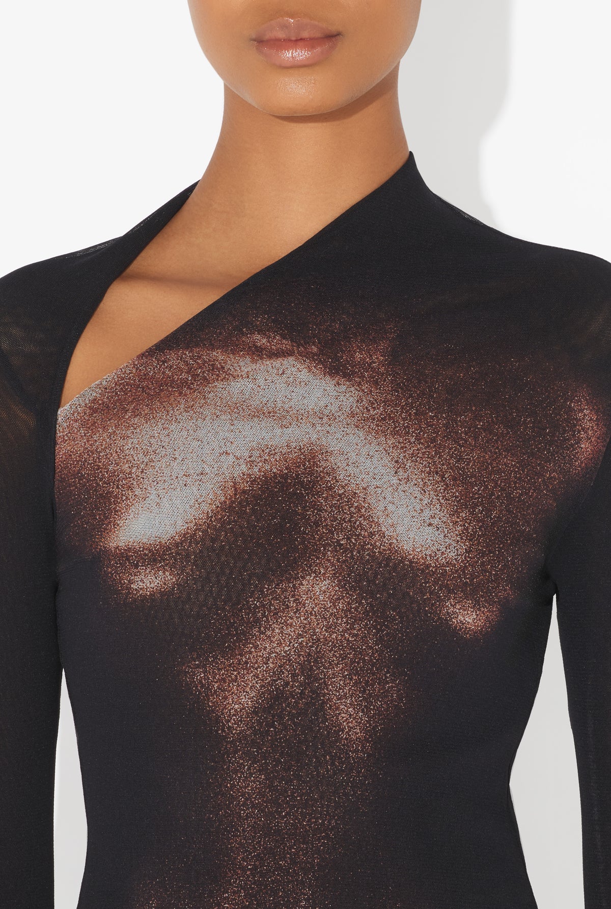 Le Top Court Body Dust Bronze - Black & Brown