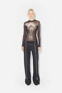 Le Top Body Dust Argenté - Black & Silver