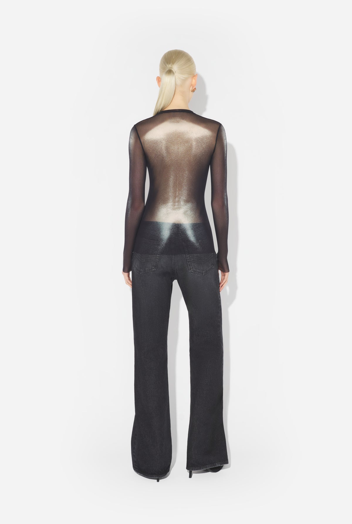Le Top Body Dust Argenté - Black & Silver