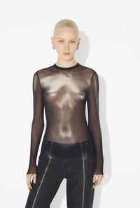 Le Top Body Dust Argenté - Black & Silver