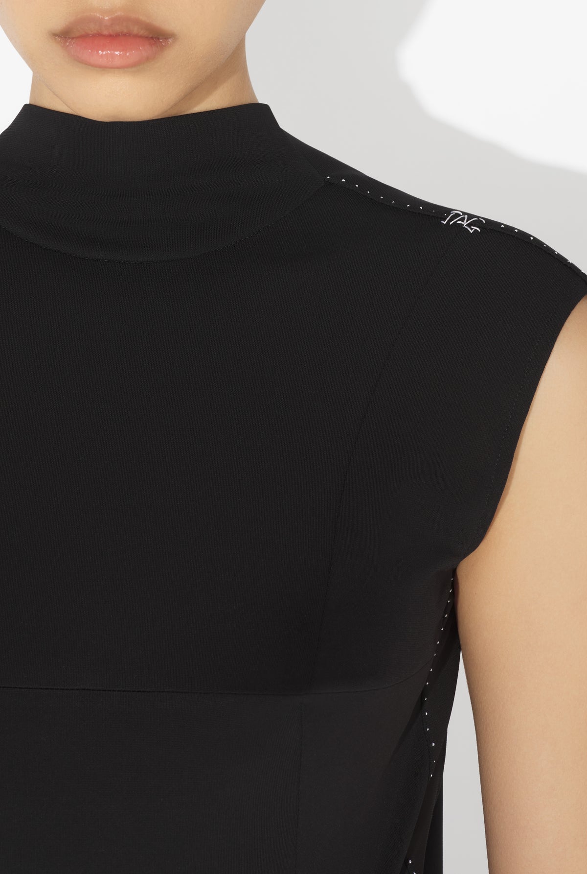 Jersey Body With Cups - Black