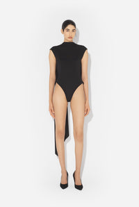 Jersey Body With Cups - Black