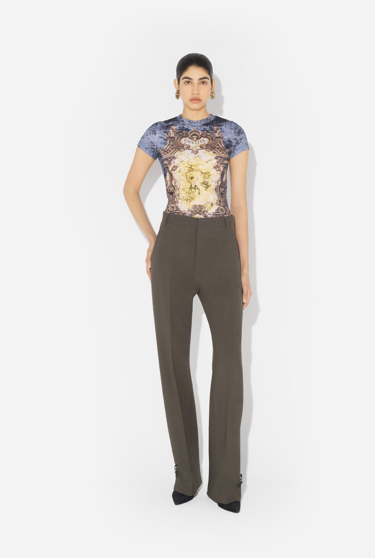 Le Pantalon À Boutonnières - Khaki