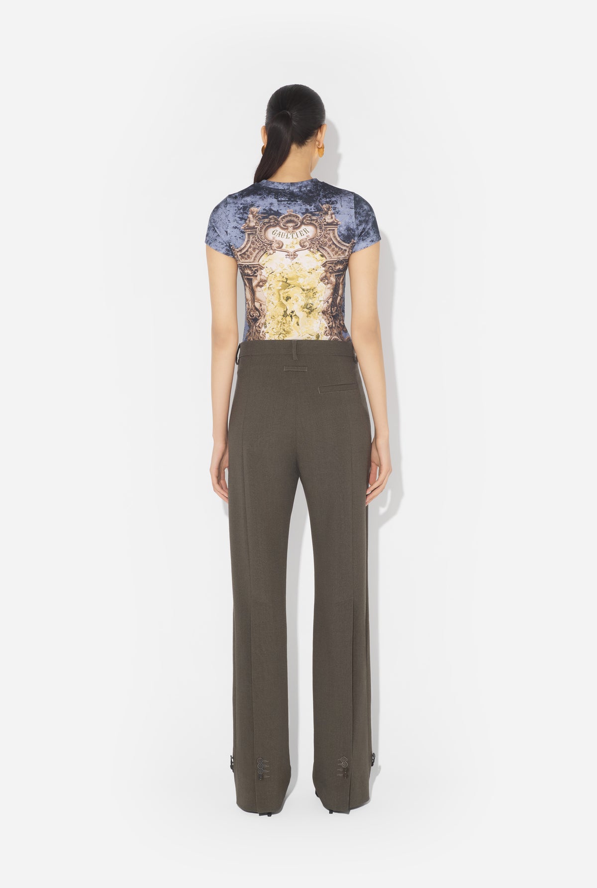 Le Pantalon À Boutonnières - Khaki