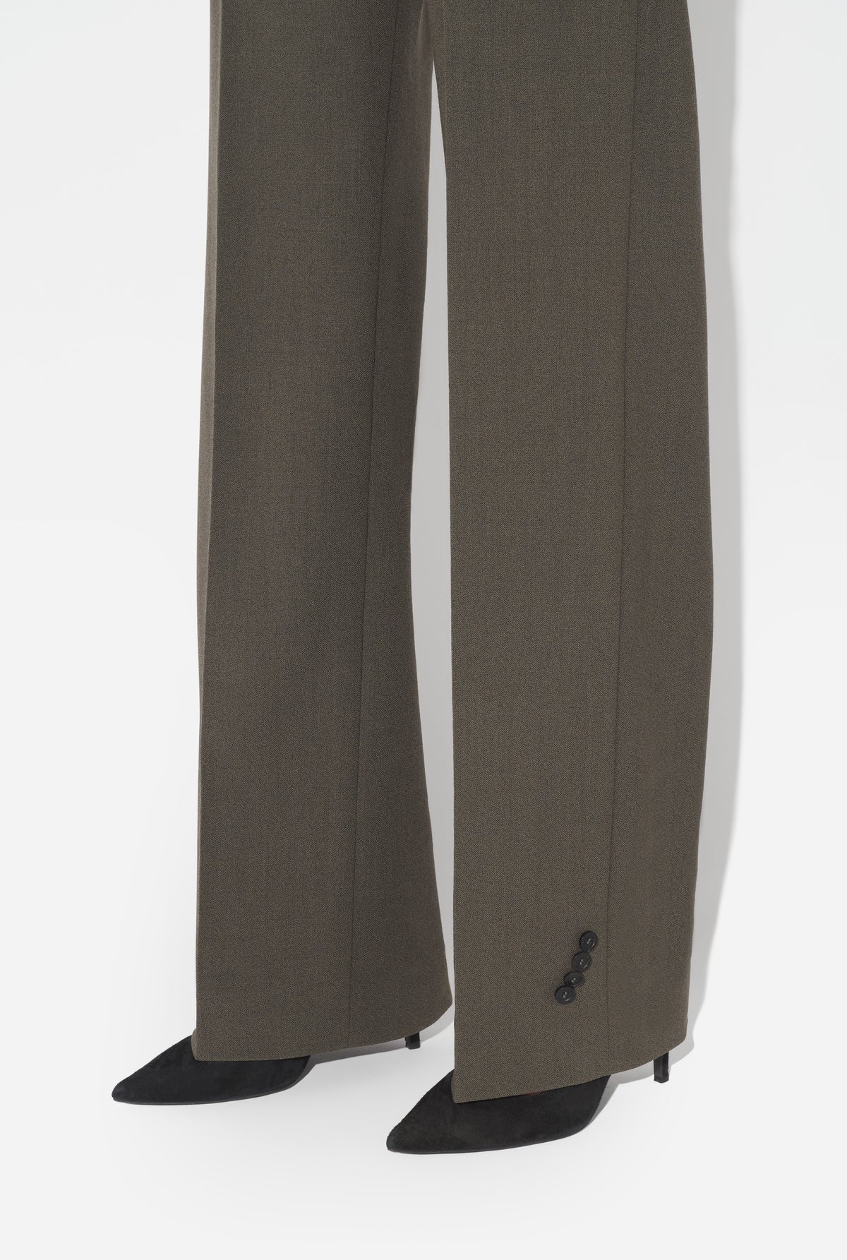 Le Pantalon À Boutonnières - Khaki
