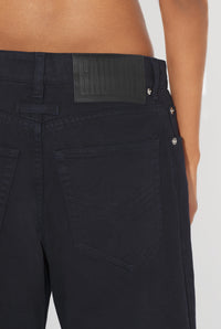 Le Jean Denim À Pressions - Navy